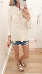 4th of July LOFT Sale - Stitchy Sweater