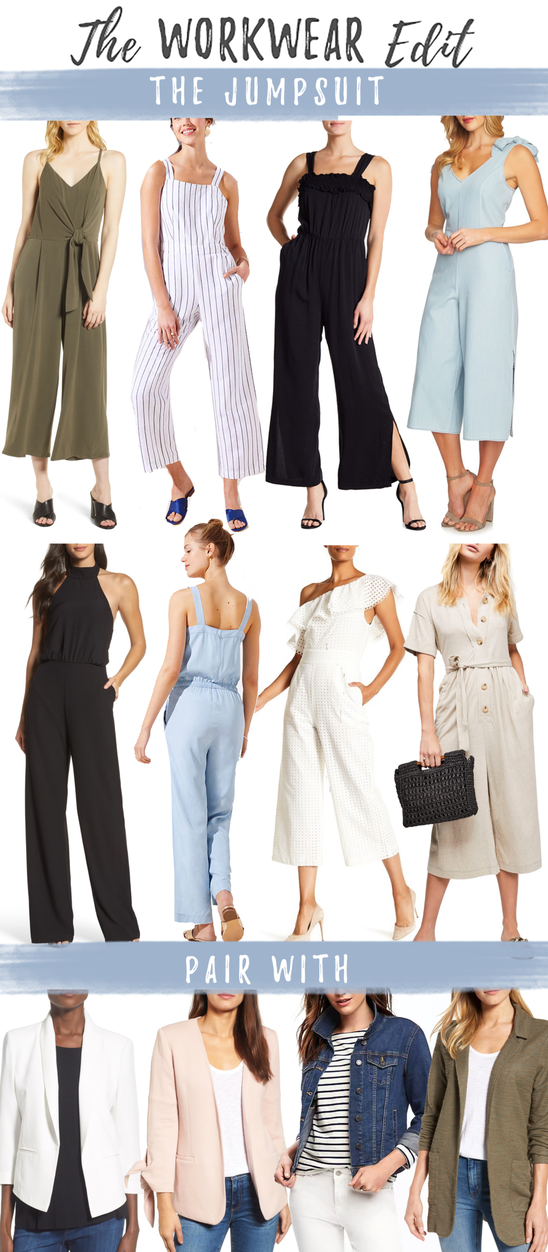 how to wear a jumpsuit to work