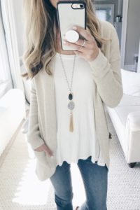 Nordstrom Anniversary Sale 2018 Try On - Curve Hem Cardigan