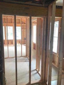 Small Full Bathroom Inpsiration - framing a new kid bathroom on Pinteresting Plans Blog