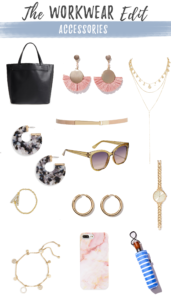 workwear accessories - Summer round up on Pinteresting Plans Connecticut style blog