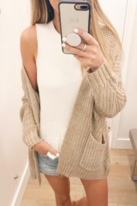 Labor Day Sale Round Up - Tan Cardigan