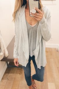 hooded drape cardigan - loft sale august 2018