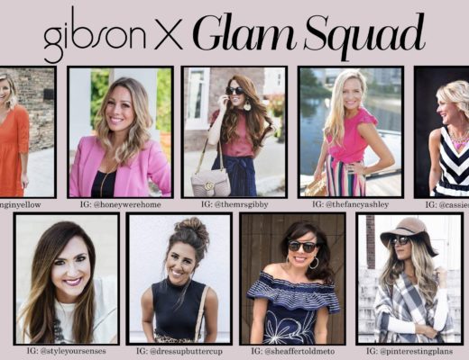 gibson glam squad holiday collaboration - bloggers to follow