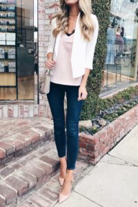 lace trim gibson cami in date night outfit on pinteresting plans fashion blog