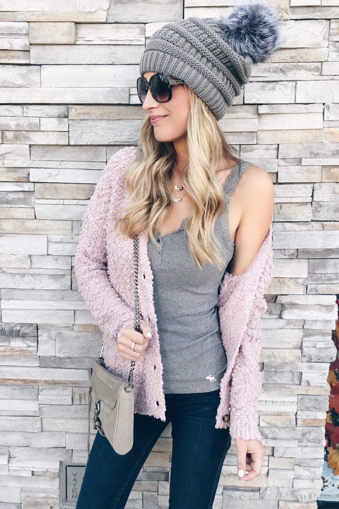 pink cardigan for Fall