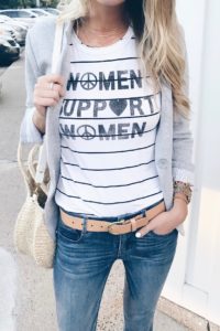 women supporting women - gibson X glam holiday fashion collaboration