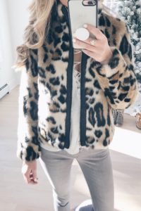 veteran's day weekend sale round up 2018 leopard faux fur jacket