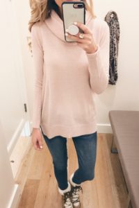 veteran's day weekend sale round up 2018 pink cowl neck women's sweater
