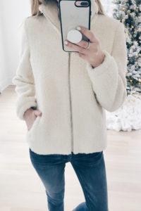 Early Cyber Week Sales - Zip Up Fuzzy Jacket