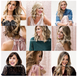 countdown to Gibson holiday glam squad blogger collaboration
