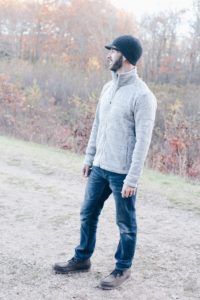 fall layers for family - men's fall jacket and hat on pinteresting plans fashion blog