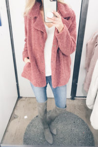 December Old Navy Try On - Cozy Jacket