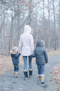 fur trim hooded winter jackets for the family on pinteresting plans blog
