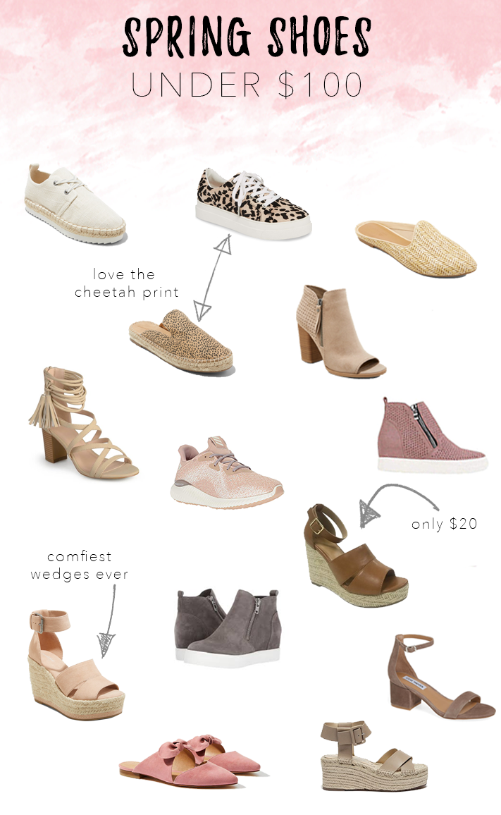 spring shoes under $100 2019 picks - pinteresting plans blog