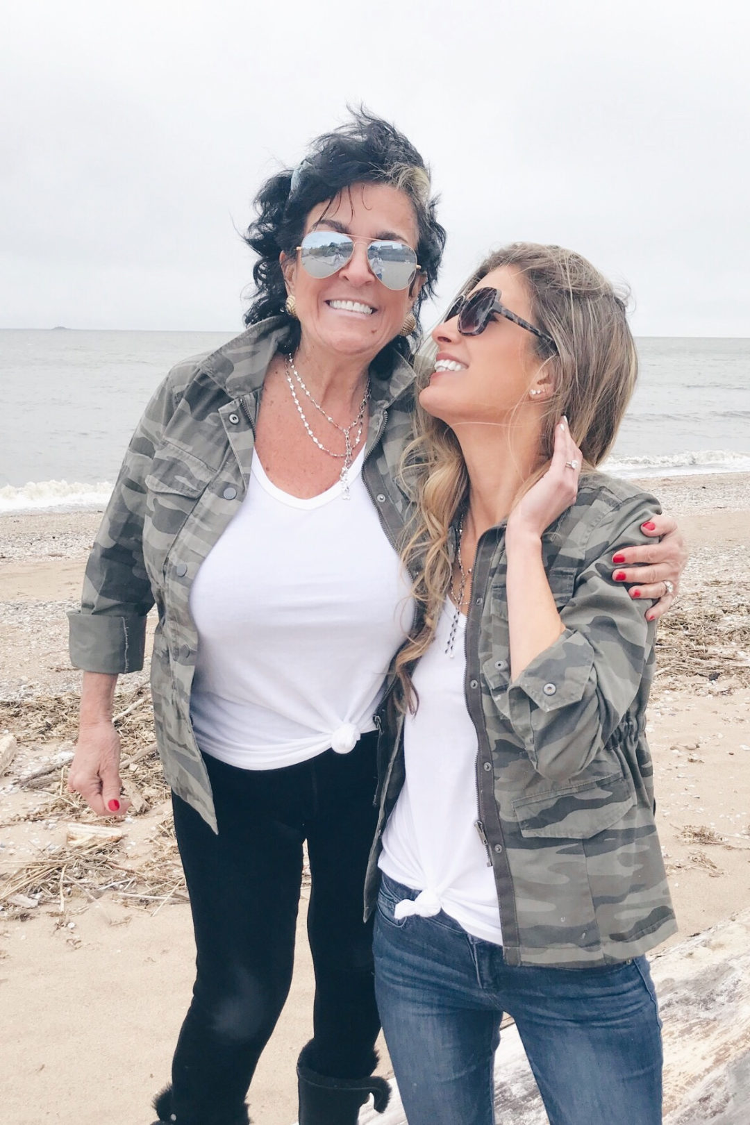mother's day gift ideas 2019 - matching camo jackets - pinteresting plans and mother in law jane