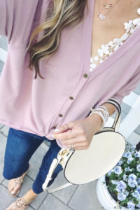 bralette and headed wrap bracelet spring outfit ideas - pinteresting plans fashion blog