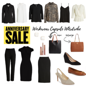 Nordstrom Anniversary Sale 2019 Workwear Capsule Wardrobe - pinteresting plans blog