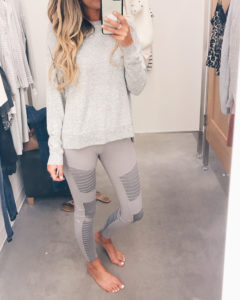 nordstrom anniversary sale 2019 try on - alo moto leggings - pinteresting plans blog