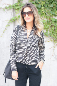 work appropriate joggers and animal print pieces - fall fashion trends for work 2019