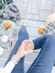 snakeskin mule shoes and Victoria Emerson boho cuff bracelet - Pinteresting plans fall outfit