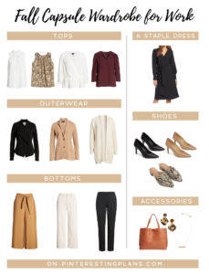 fall capsule wardrobe for work picks from nordstrom on pinteresting plans blog