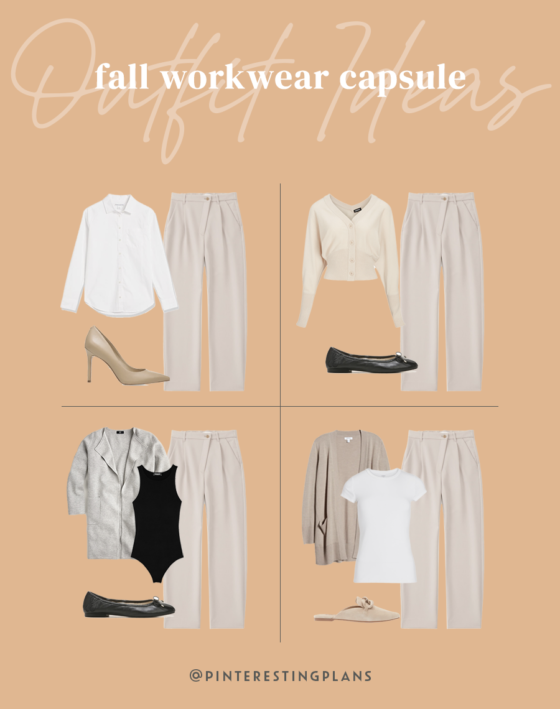cute neutral fall workwear outfits 2022