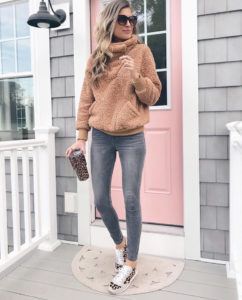 pinteresting plans amazon faux shearling brown teddy pullover
