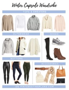womens minimalist winter capsule wardrobe on Pinteresting plans fashion blog
