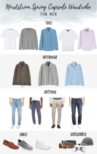 mens everyday minimalist spring 2020 capsule wardrobe from nordstrom