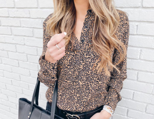 office friendly leopard tunic - leopard workwear - pinteresting plans fashion blog