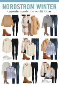 nordstrom winter capsule wardrobe 2020 outfit ideas