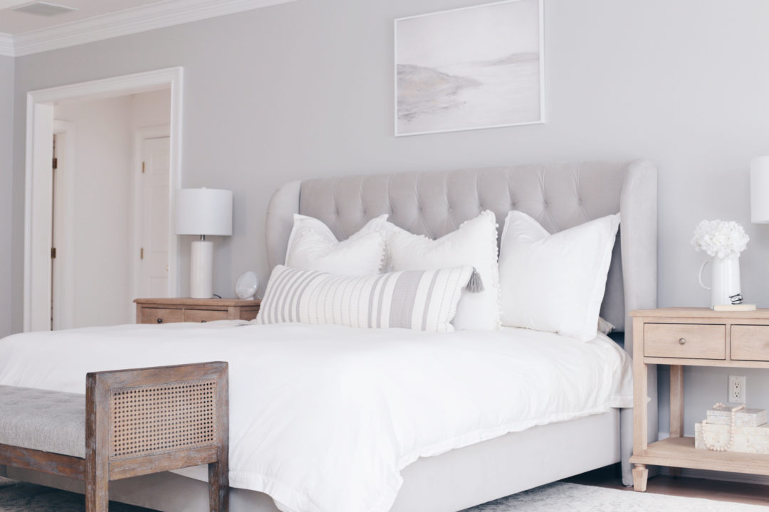 modern master bedroom art above the bed - pinteresting plans blog