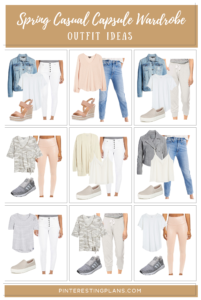 womens spring capsule wardrobe 2020 - minimalist neutral everyday casual outfit ideas on Pinteresting plans fashion blog
