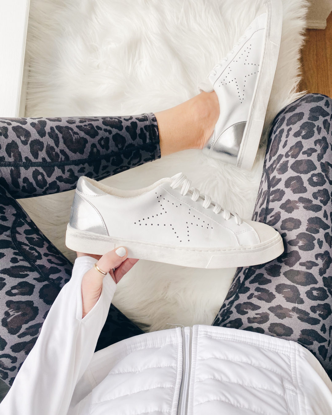fashion sneakers with leopard leggings - pinteresting plans fashion blog