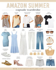 amazon fashion summer capsule wardrobe 2021
