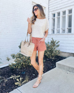 how to style pull on shorts for summer on pinteresting plans fashion blog
