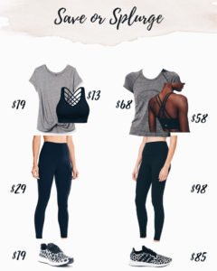 save or splurge lululemon activewear outfit on pinteresting plans blog