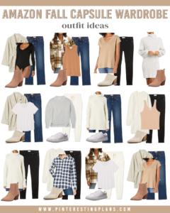 amazon fall 2021 capsule wardrobe outfit ideas on pinteresting plans fashion blog