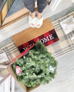holiday christmas wreath free delivery with walmart plus membership