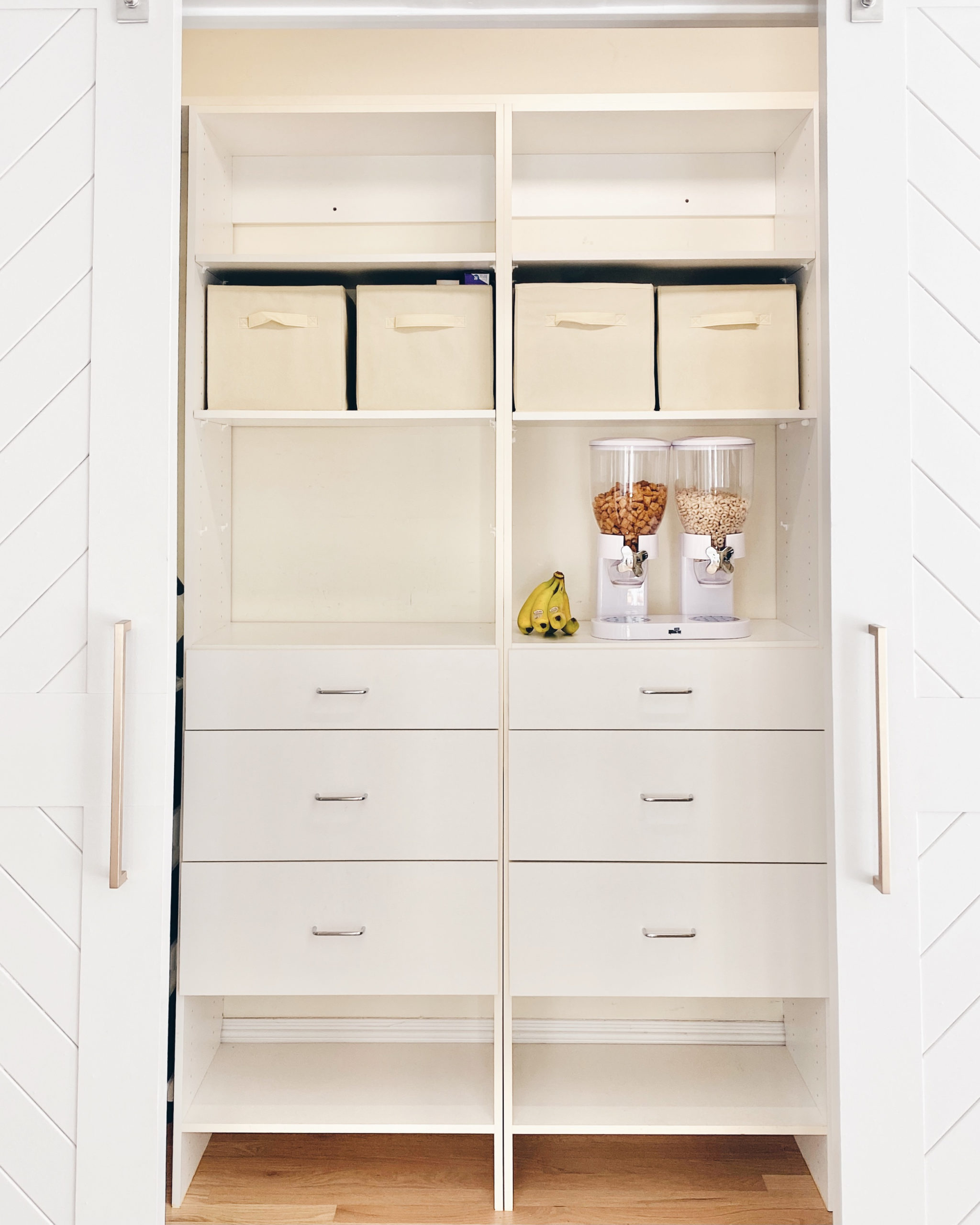 best way to organize kitchen pantry with before and after pictures