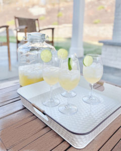white square serving tray - outdoor patio serving essential