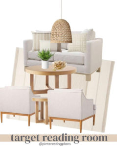 neutral modern coastal reading room design idea from target