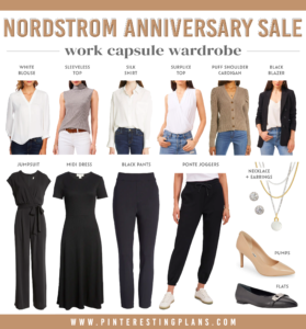 nordstrom anniversary sale 2021 workwear capsule wardrobe