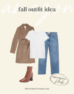 classic fall trench coat outfit 2022