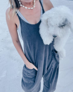 fp movement hot shot gray onesie
