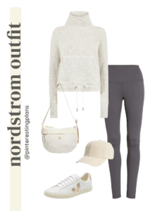 nordstrom casual athleisure school drop off mom outfit