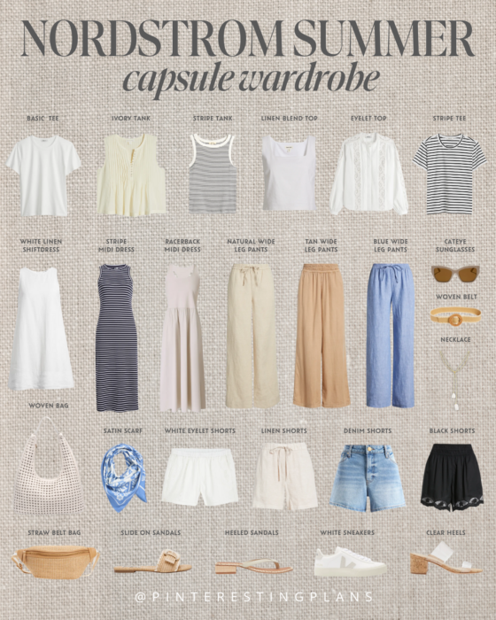 Nordstrom Summer Capsule Wardrobe