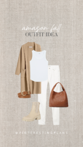 neutral monochrome fall outfit idea from amazon 2023