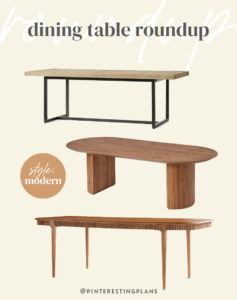 best modern dining tables